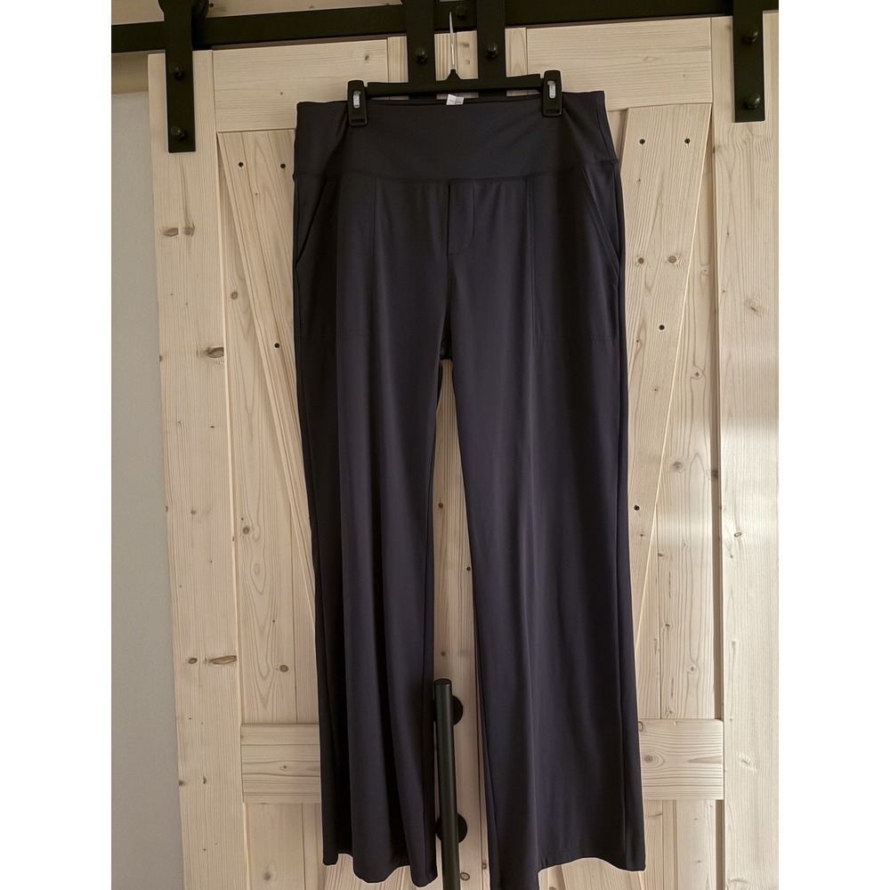 Live Your Greatness Pants Womens XXL Dark Gray Stretch Work Yoga